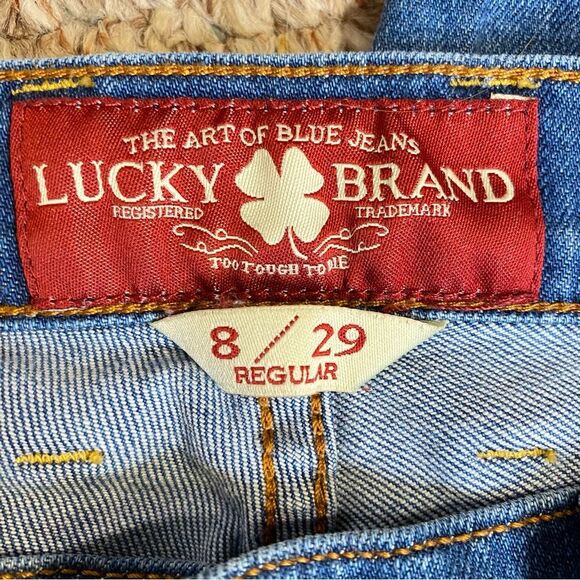 Lucky Brand Jeans Sofia Boot Cut Ombre Pattern Womens Size 8/29 Regular 5 Pocket - Picture 5 of 7